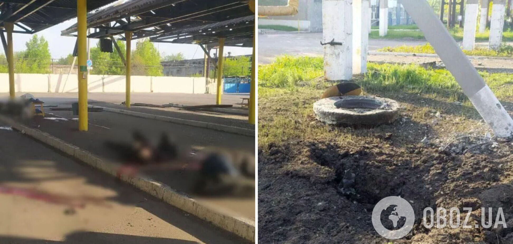 В МВД показали видео вражеского удара по Авдеевке, во время которого погибло 10 человек