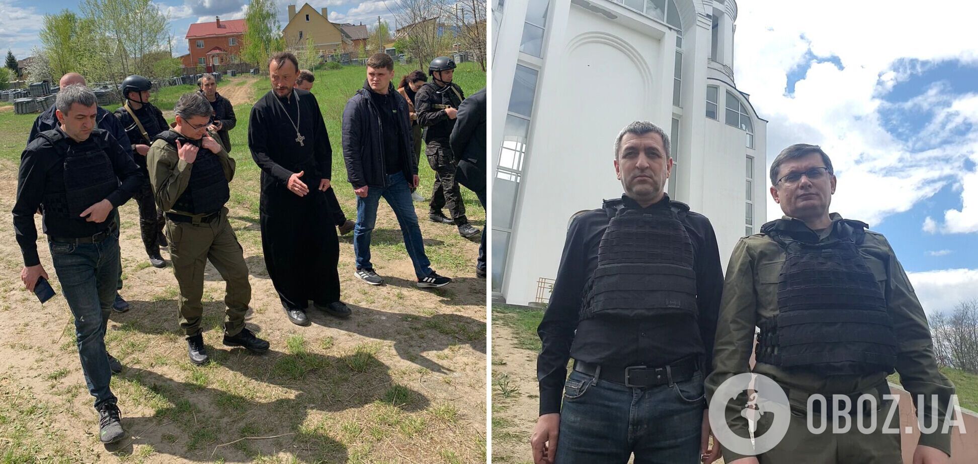 'Эту войну необходимо остановить': спикер парламента Молдовы посетил Бучу. Фото