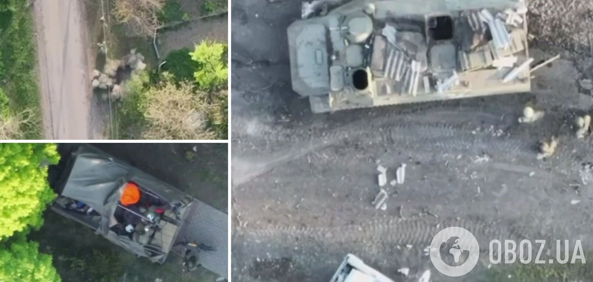 Контрразведка СБУ наказала с воздуха оккупантов, которые мародерили на Запорожье. Видео