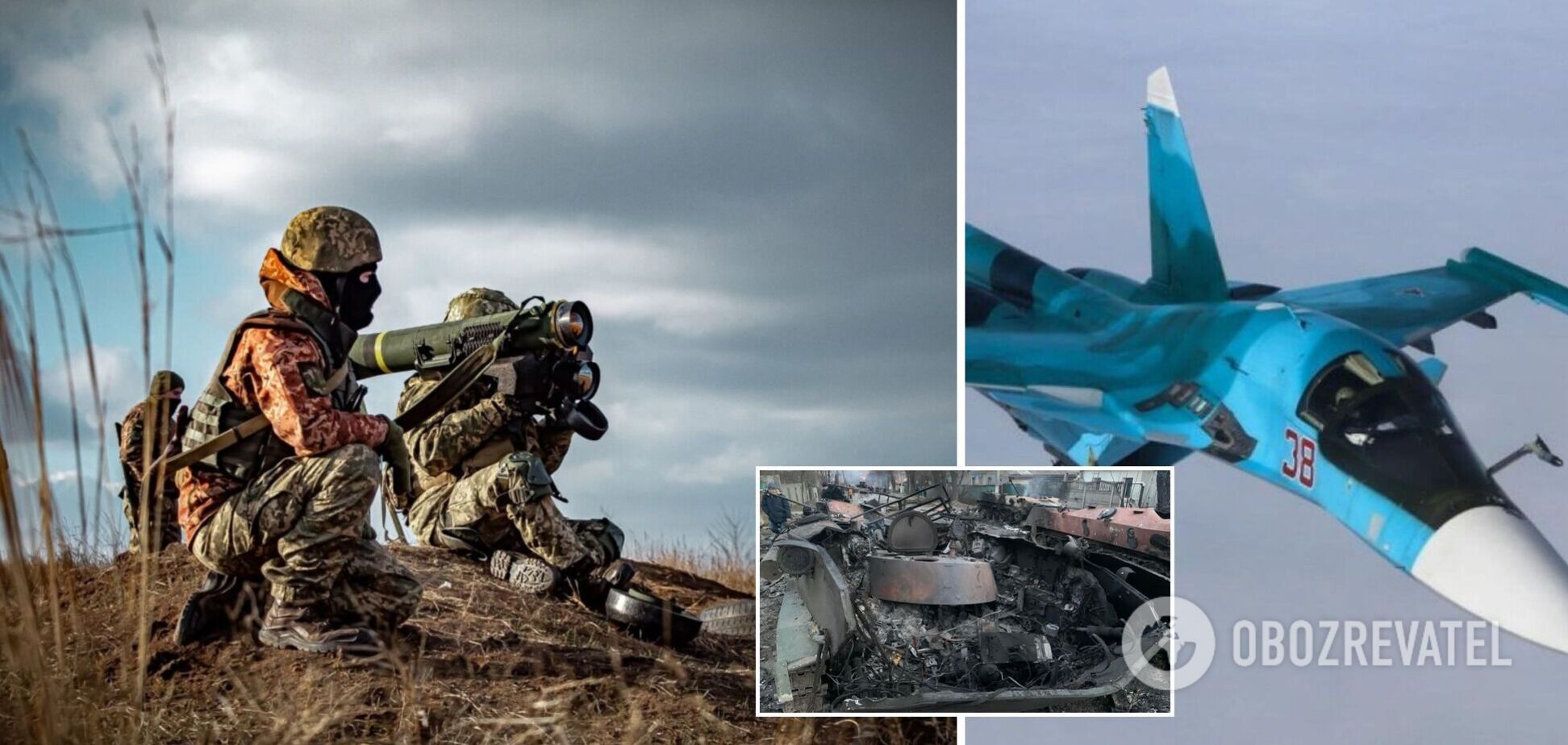 Силы ПВО сбили вражеский военный самолет в Украине. Видео