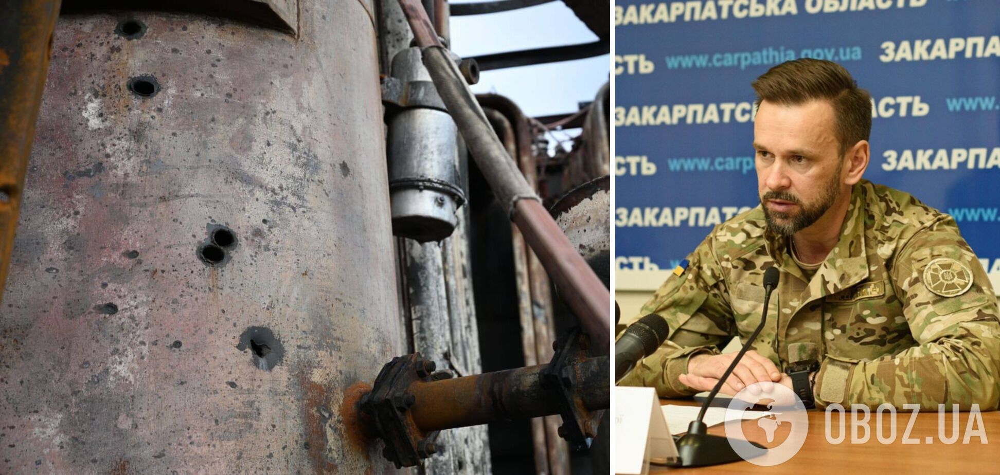 Россия обстреляла Закарпатье осколочно-фугасными снарядами