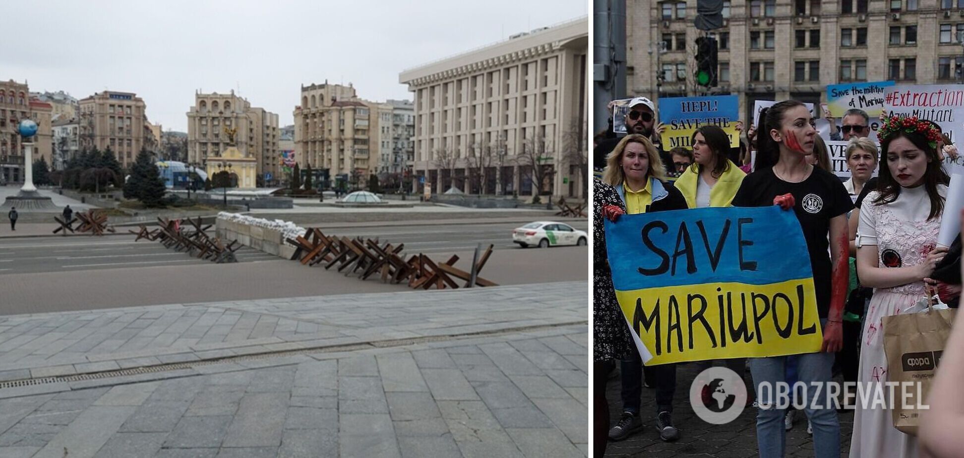 Родным защитников 'Азовстали' не дали провести митинг в Киеве: появилась реакция полиции