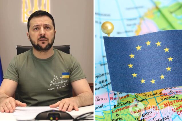 Зеленський заявив, що розраховує на надання Україні статусу кандидата у члени ЄС вже у червні