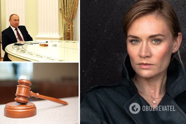 Российская актриса Машкова: Путин заслуживает трибунала в Гааге. Моего отца тоже могут судить