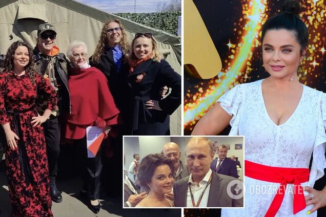 На фоне георгиевской ленты: украинка Наташа Королева вместе с путинистами выступила на концерте в РФ