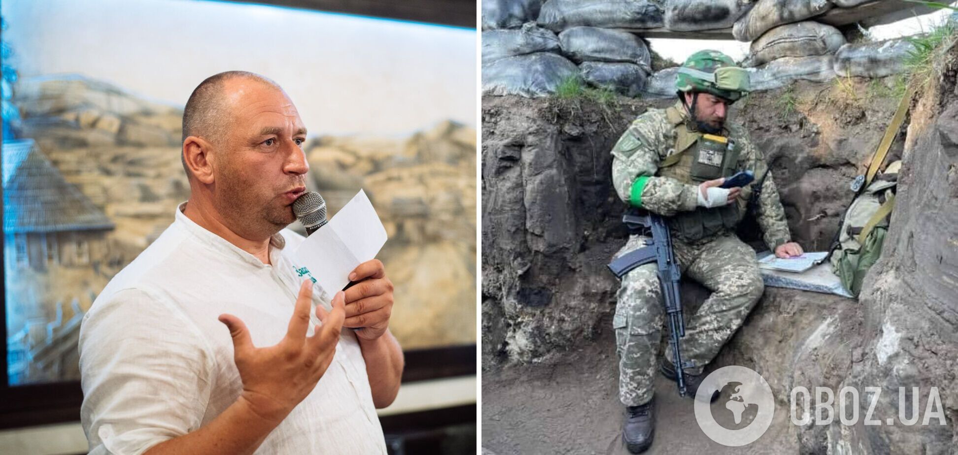 Фото, как профессор УжНУ Федор Шандор проводит пары прямо из окопа, всколыхнуло всю Украину