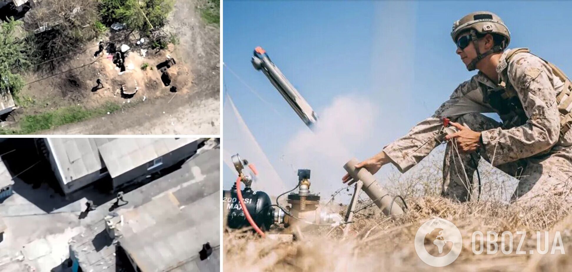 ЗСУ показали роботу дрона-камікадзе по позиціях ворога. Відео