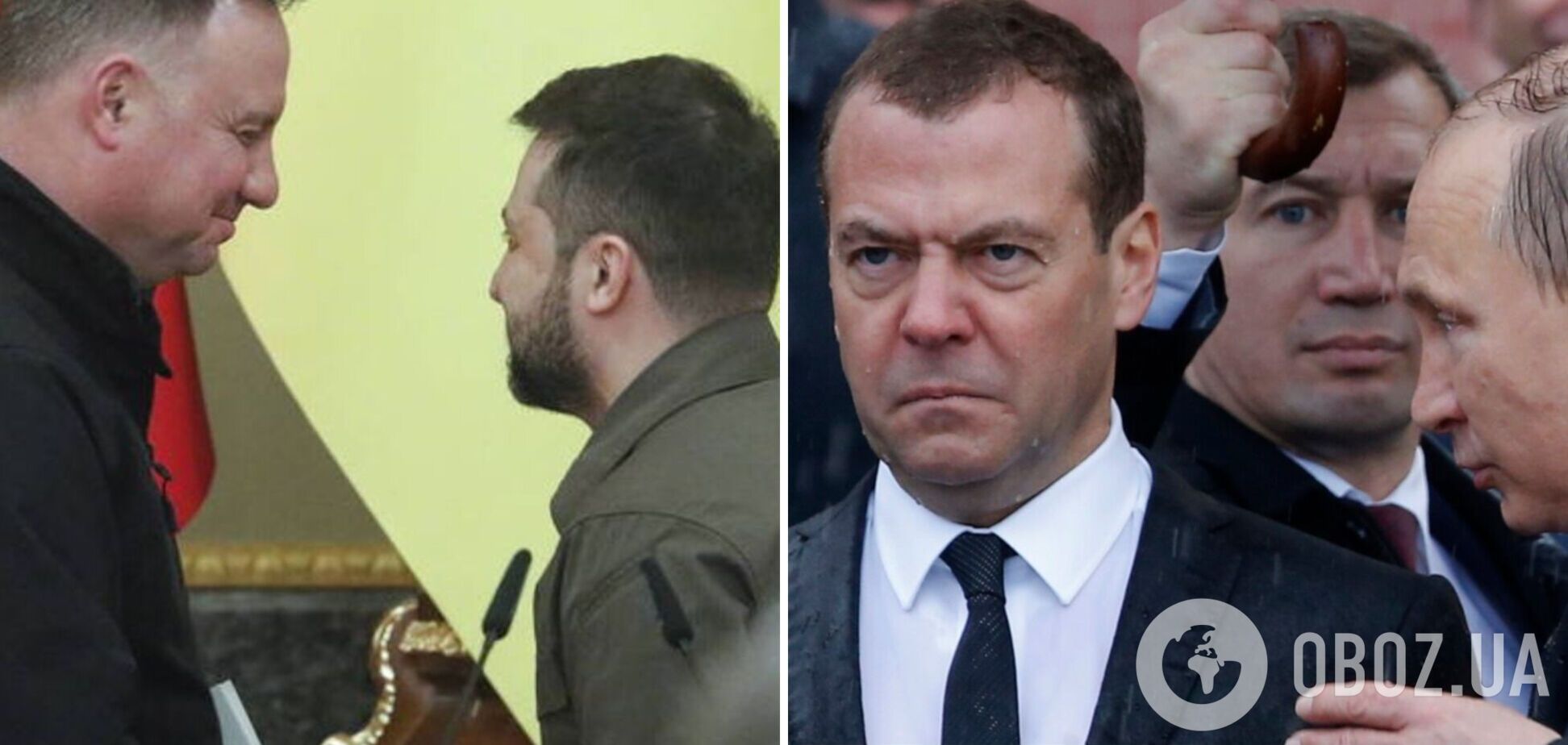 Медведев выдал, что Польша объявила раздел Украины: Подоляк пошутил про 'дух Жириновского'