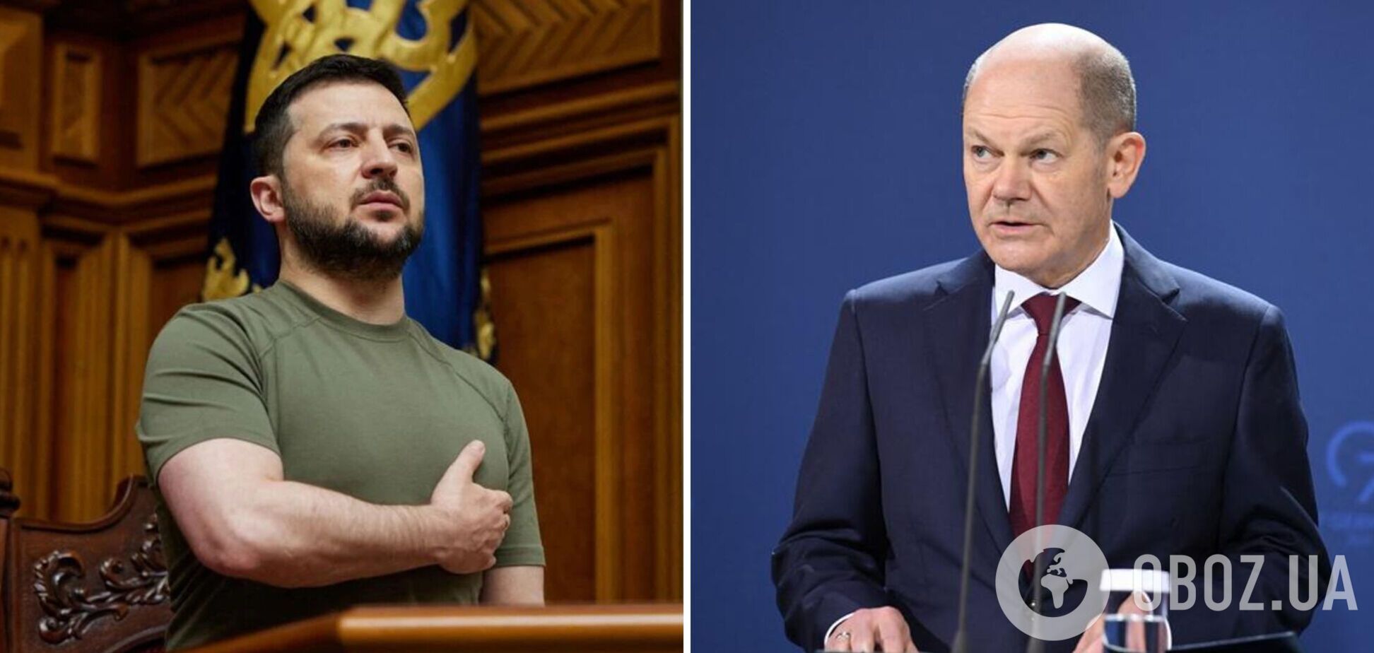 Зеленский пригласил Шольца 9 мая приехать в Киев