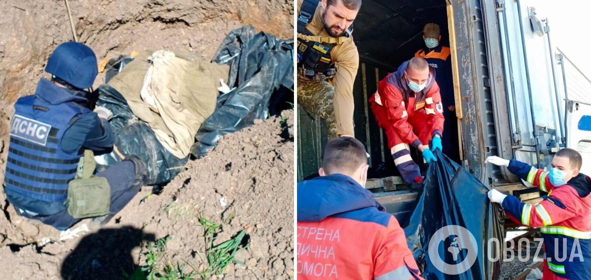 Тіла загиблих російських військових