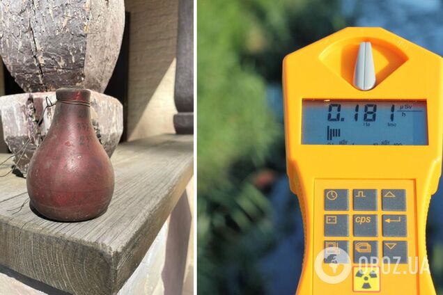 У посудині була ртуть, а сам метал випромінював радіацію