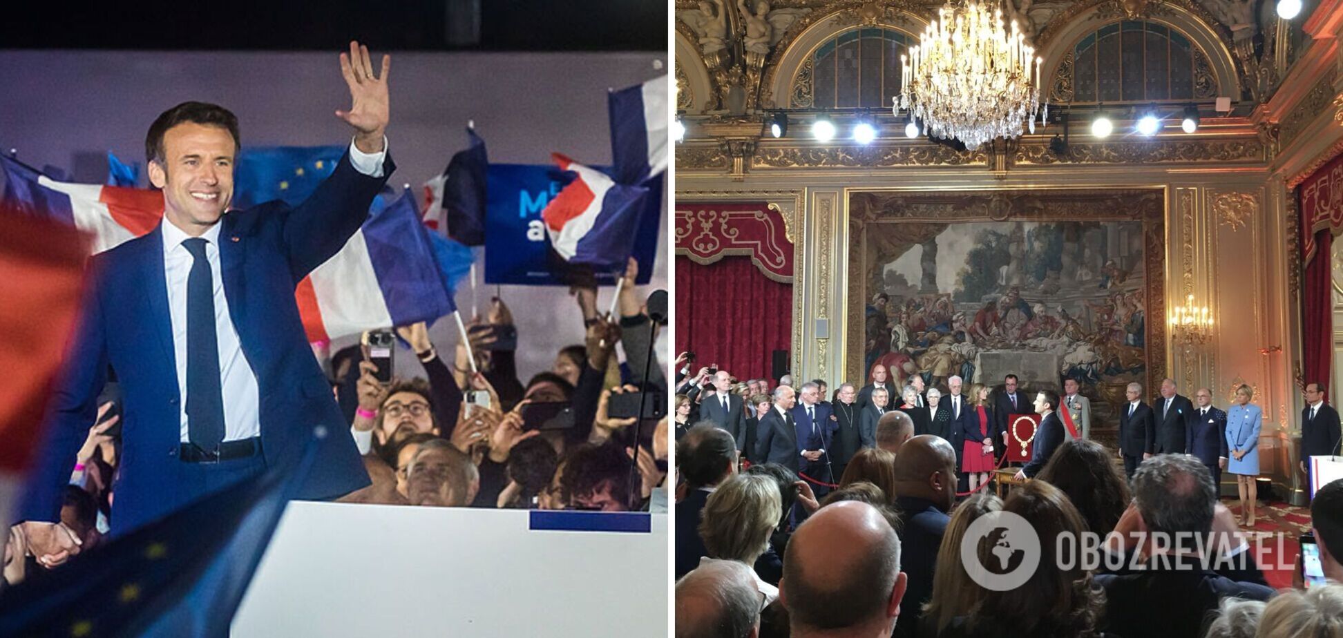 В Париже прошла инаугурация Эммануэля Макрона. Фото, видео и все подробности