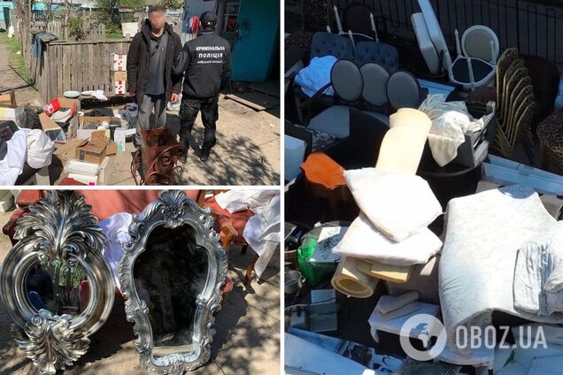 Зловмисники винесли меблі, посуд та сміттєві баки
