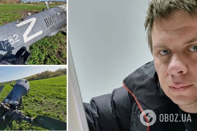 Дмитрий Комаров показал уничтоженный вертолет врага под Харьковом и рассказал, как РФ 'убила' 9 мая. Видео