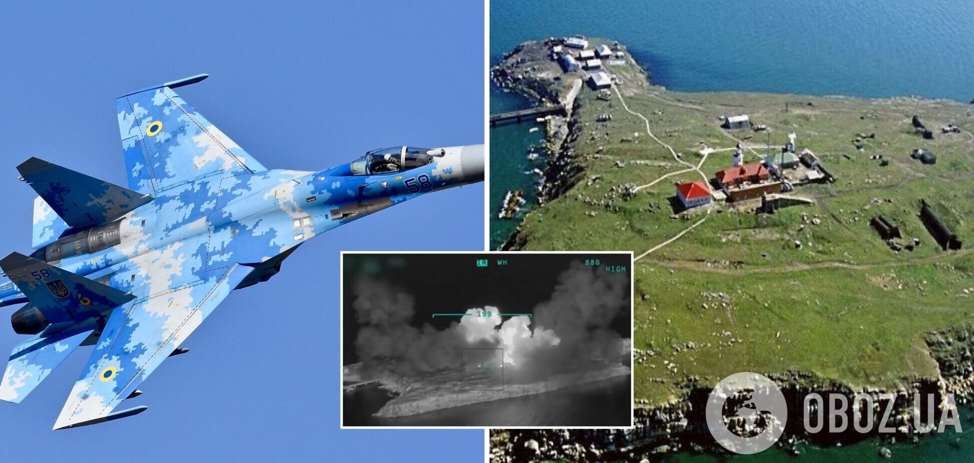 Украинская авиация ударила по войскам РФ на Змеином: появилось еще одно видео, снятое с Bayraktar
