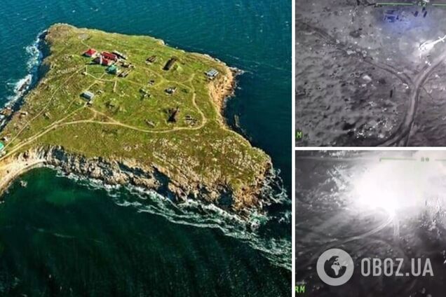 Вийшов 'феєрверк': у мережі з'явилося відео удару Bayraktar по вертольоту РФ на Зміїному