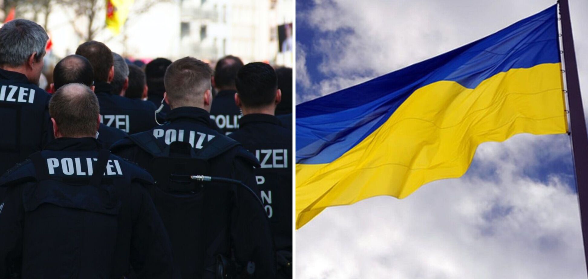 В Берлине полиция во время митинга свернула флаг Украины: в МИДе отреагировали с критикой