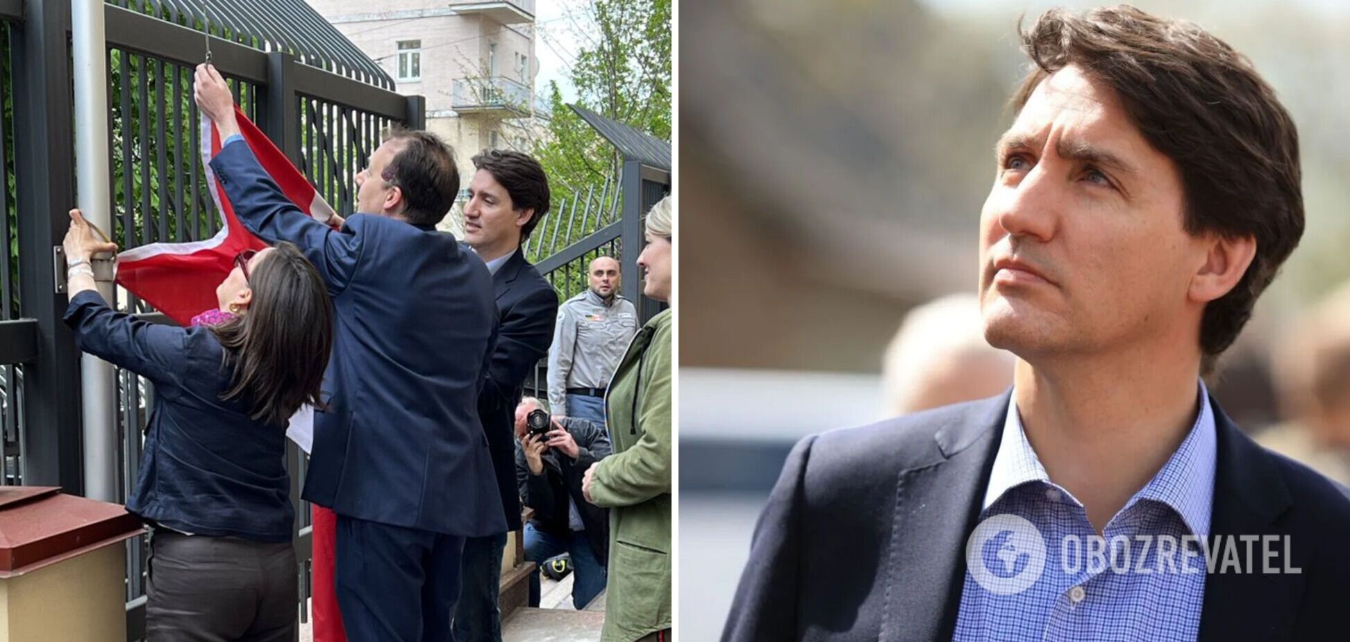 В Киеве снова заработало посольство Канады: открывал сам Трюдо. Фото