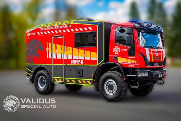 Компанія Validus створила унікальний автомобіль для українських рятувальників