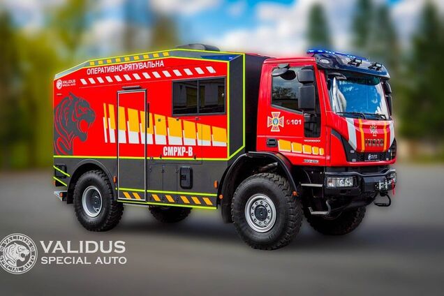 Компанія Validus створила унікальний автомобіль для українських рятувальників