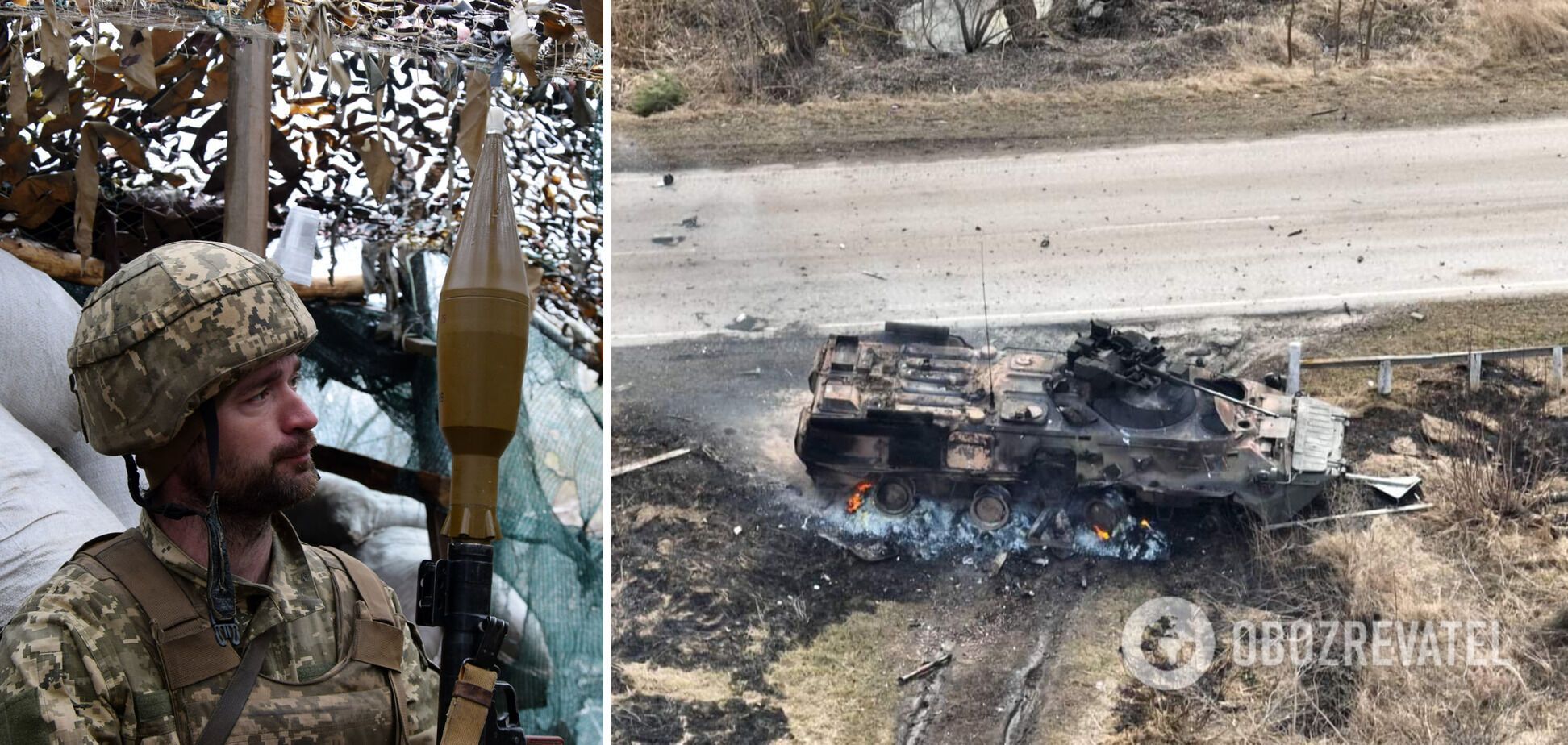 30 бригада разгромила БТРы врага