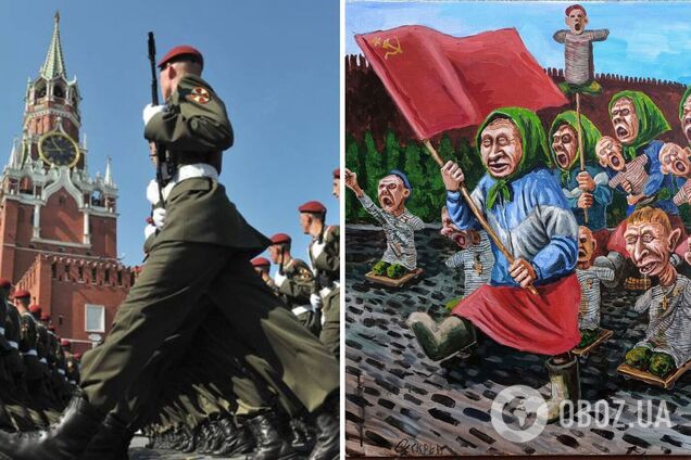 Так выглядит 'непобедимая армия': российский художник показал последний парад в России