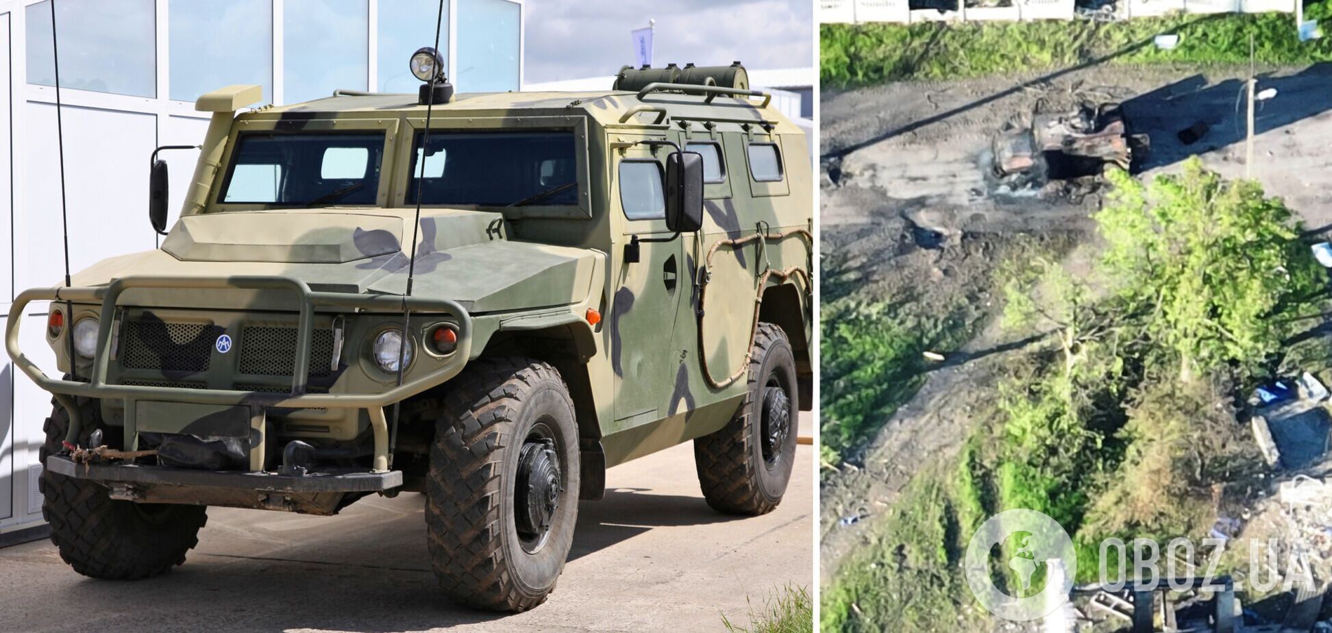 Николаевские десантники уничтожили российский 'Тигр' вместе с экипажем