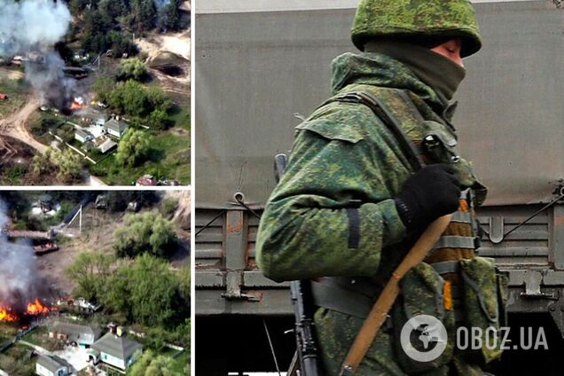 Украинские десантники уничтожили технику и живую силу врага. Эффектное видео