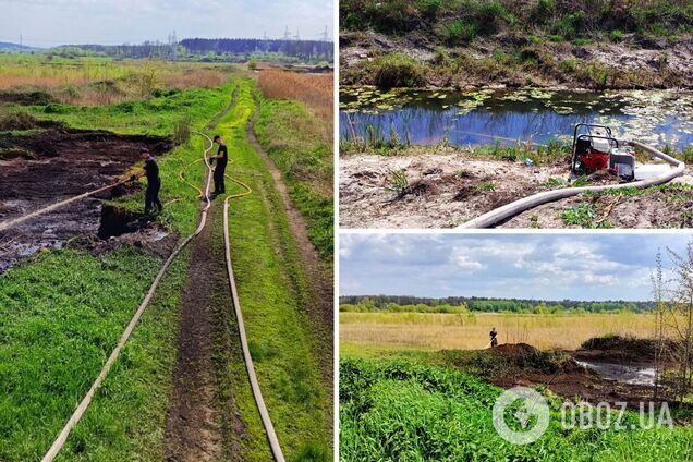 Под Киевом возник пожар на торфяниках