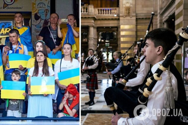 Юні музиканти виконали гімн України