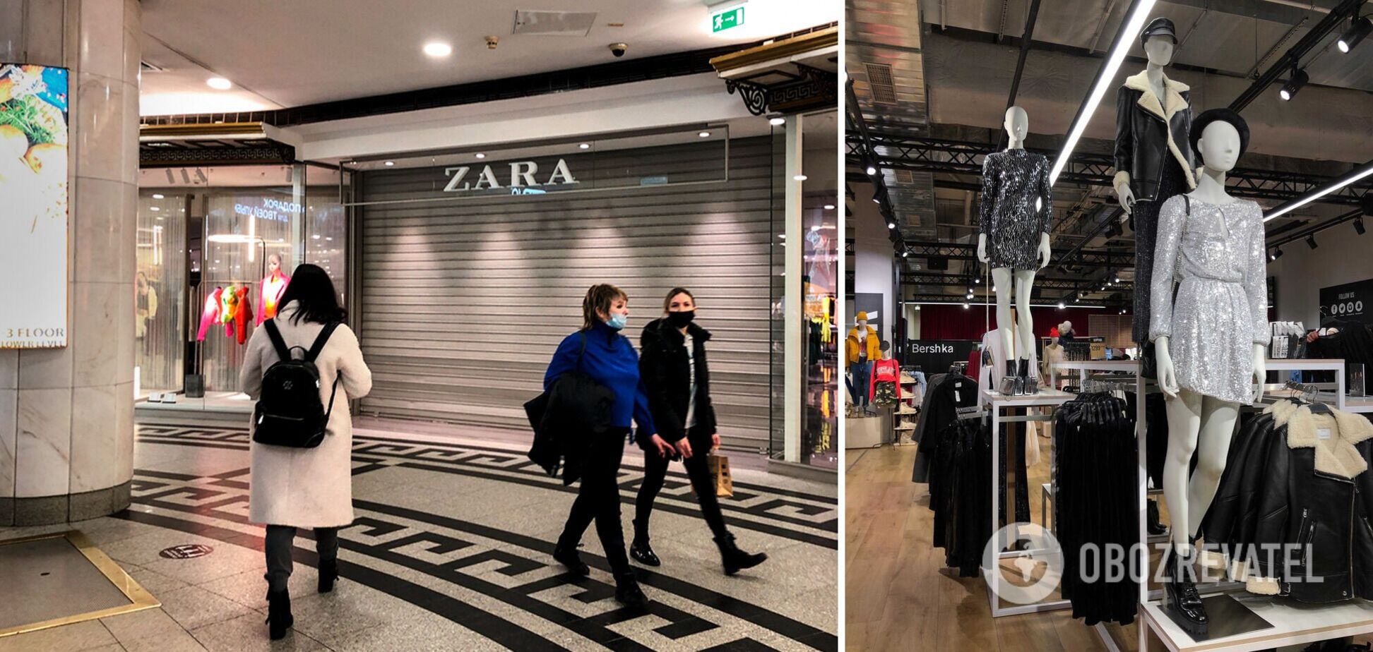 Zara и Massimo Dutti пока не будут возобновлять работу в РФ