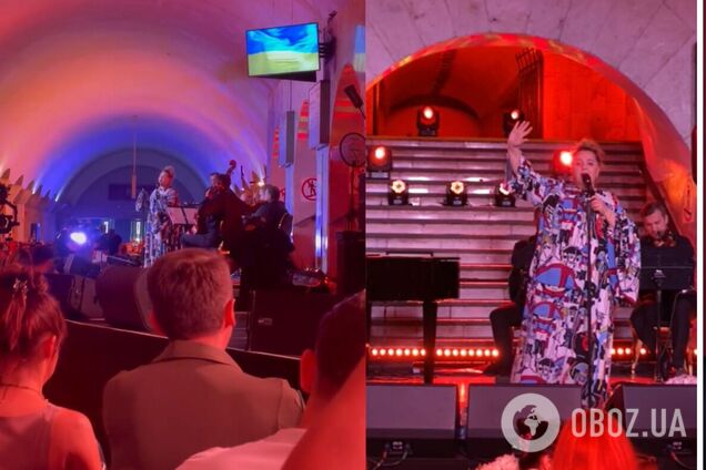 Грузинская певица Нино Катамадзе устроила концерт в киевском метро: появилось видео