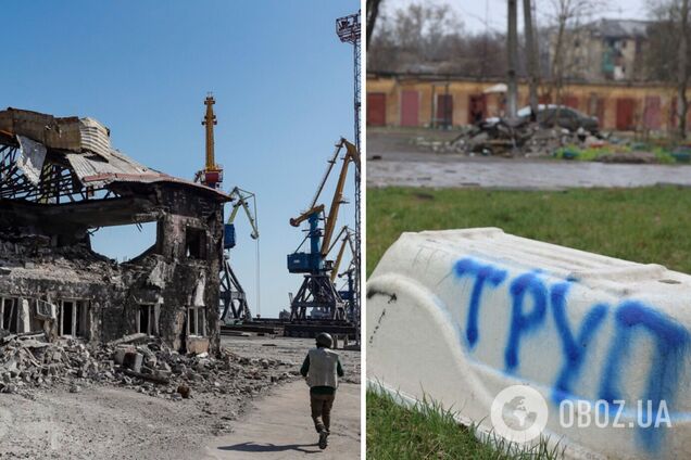 У Маріуполі окупанти не прибирають тіла загиблих на вулицях попри спеку. Фото 18+