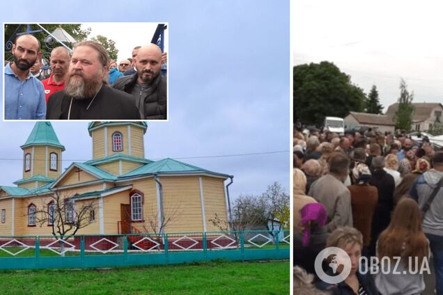 В Іванкові священник УПЦ МП не пустив людей у храм після рішення громади про перехід до ПЦУ. Фото та відео