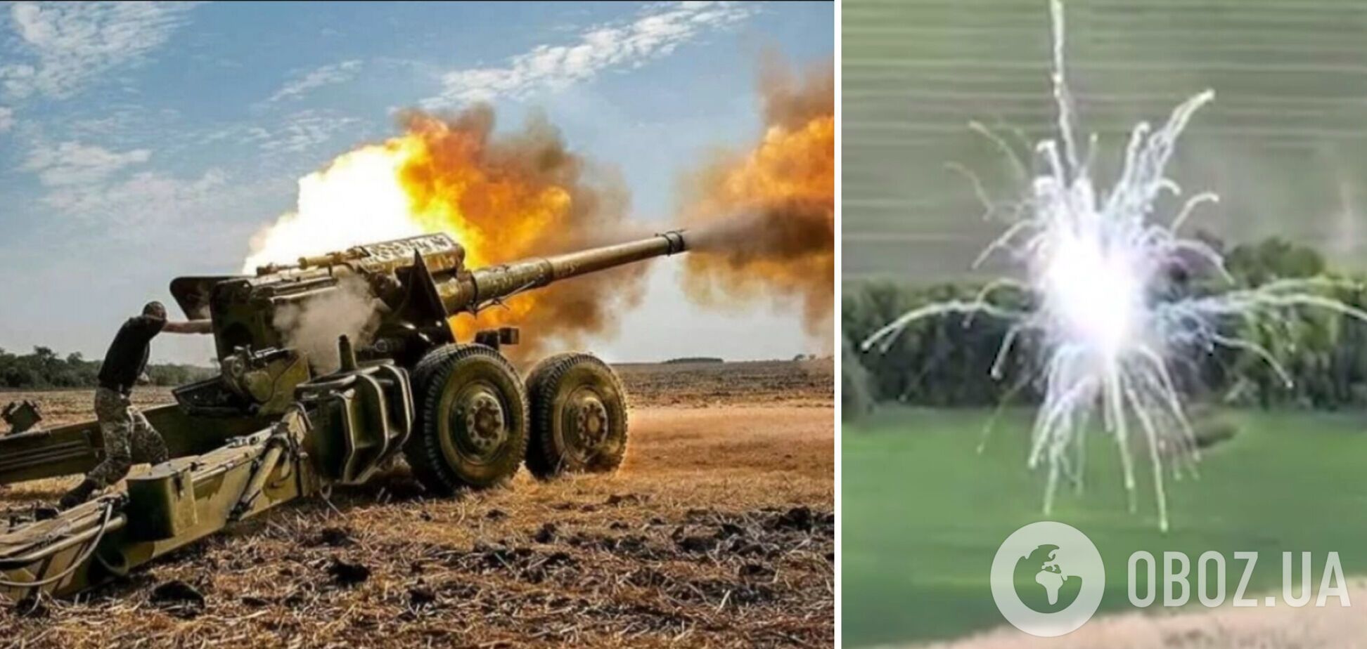 Влаштували 'феєрверки': українські артилеристи показали потужні удари по ворогах. Відео