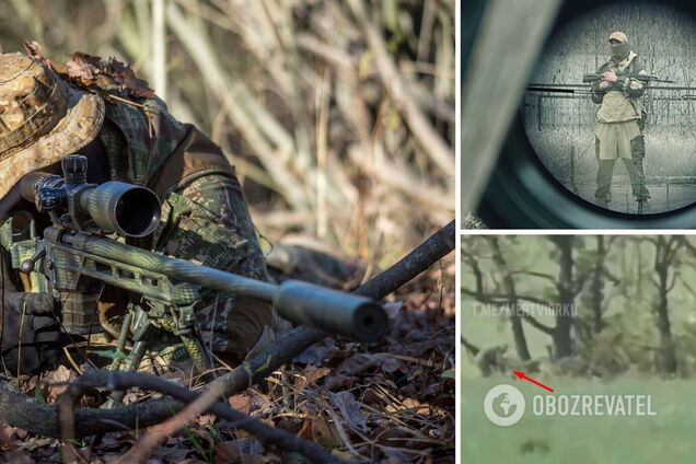 У мережу потрапило відео знищення українським снайпером окупанта