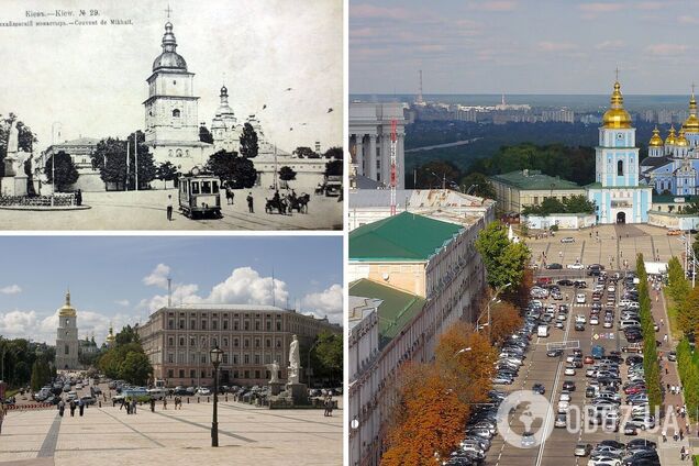 На площади раньше ездили трамваи