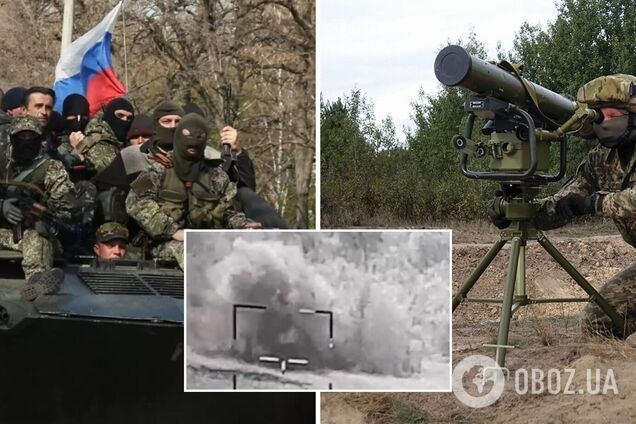 Українські захисники зі 'Стугни' підбили ворожий бронетранспортер, набитий окупантами. Відео