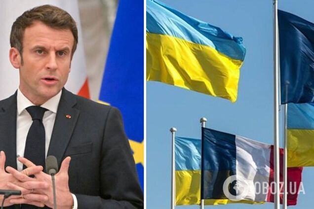 Макрон хочет обсудить возможность отправить французских военных в Украину