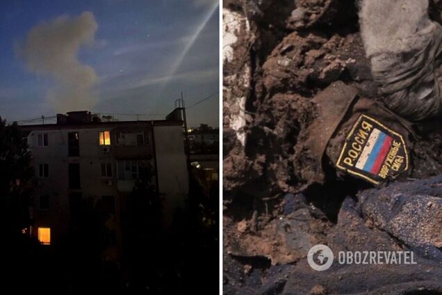 В Новой Каховке прогремел взрыв в районе военной части, где была техника оккупантов. Фото