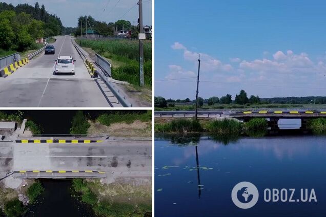 Відновили міст у селі Глібівка на Київщині