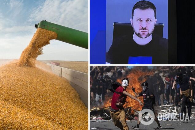 Нехватка продовольствия грозит политическим хаосом, предупредил Зеленский