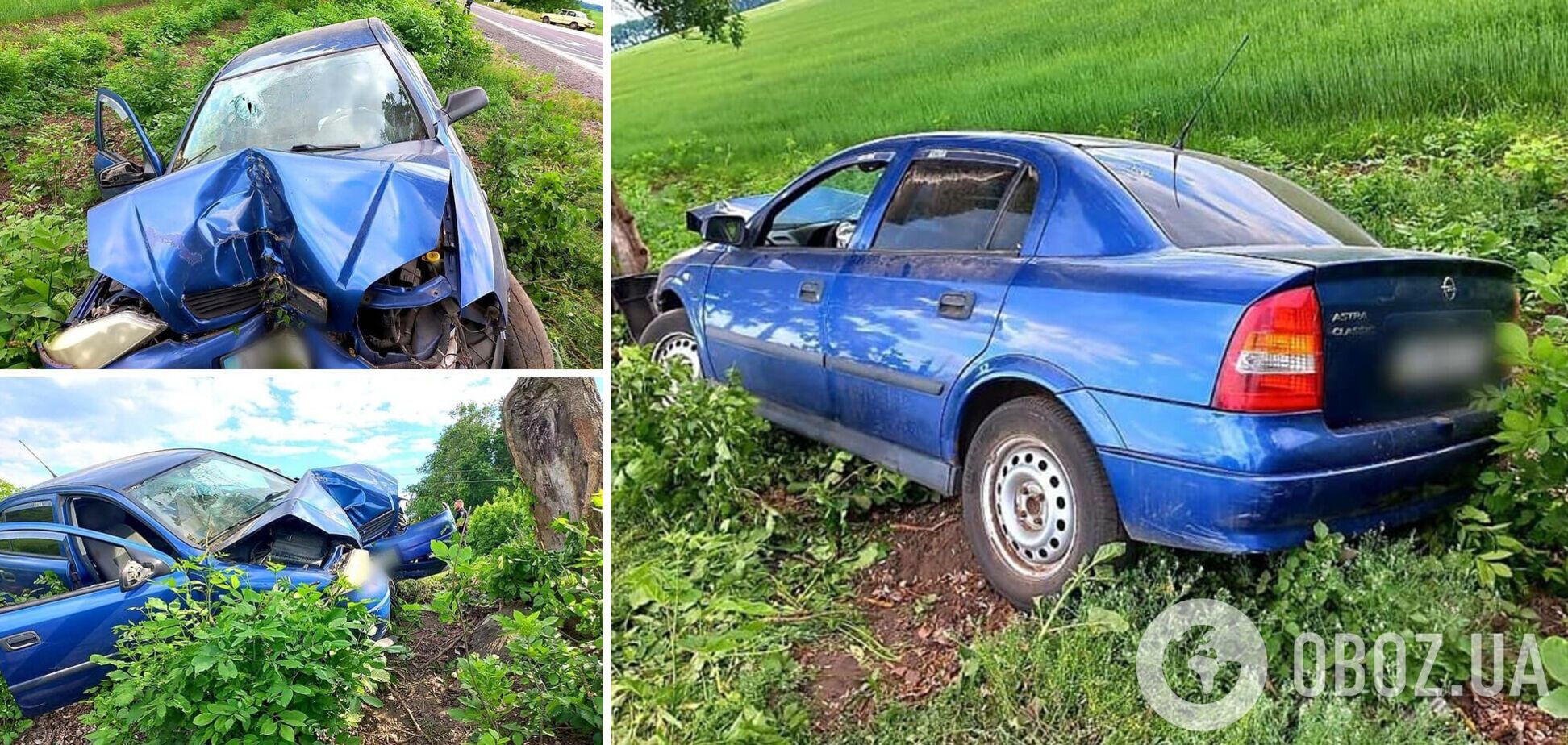 Машина на швидкості в'їхала в дерево