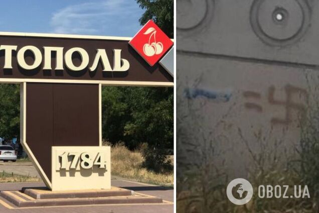 Житель Мелітополя провів патріотичну акцію 'під самим носом' в окупантів. Фото