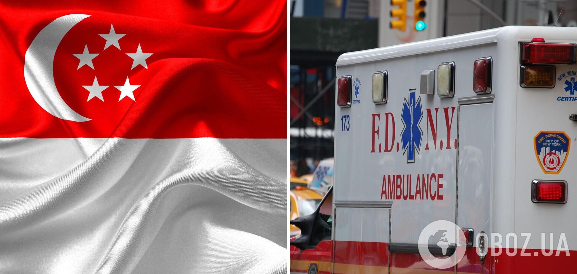 Сингапур передаст Украине 9 карет скорой помощи и 2 пожарные машины: детали