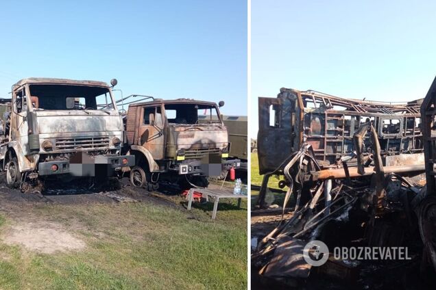 В Брянской области сгорела военная база российской армии: появились фото и видео последствий