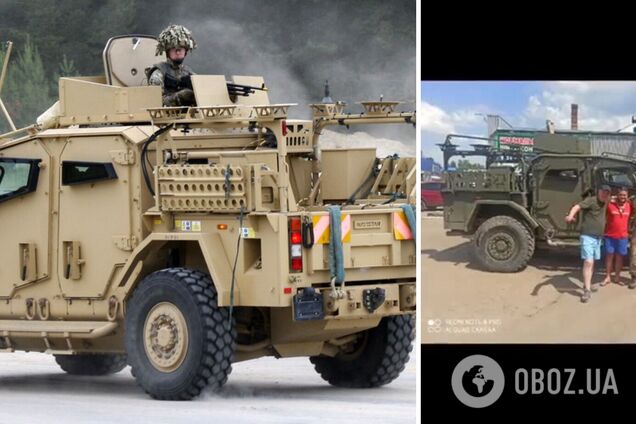В Украину поставили британские бронированные машины Husky Tactical Support Vehicle. Видео