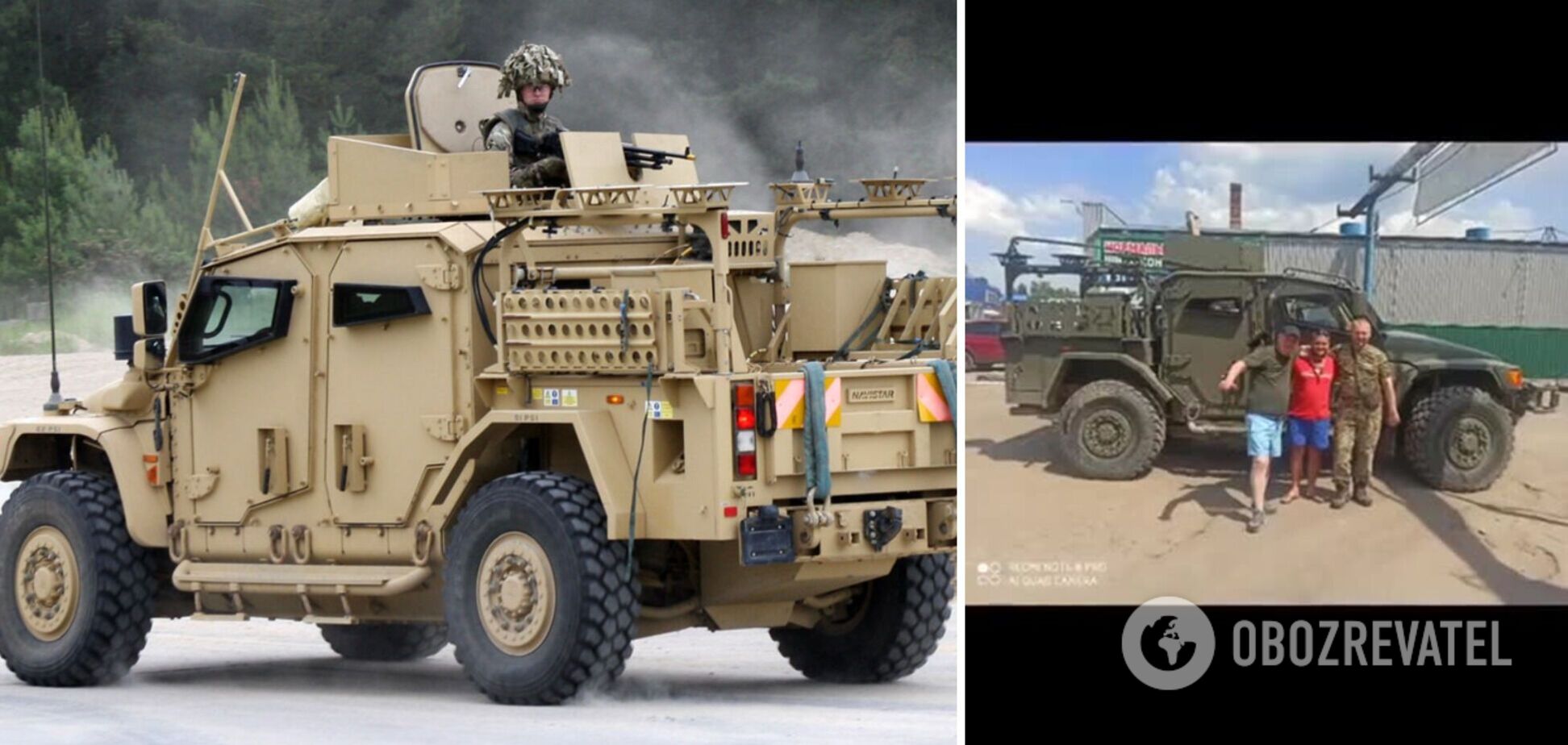 В Украину поставили британские бронированные машины Husky Tactical Support Vehicle. Видео