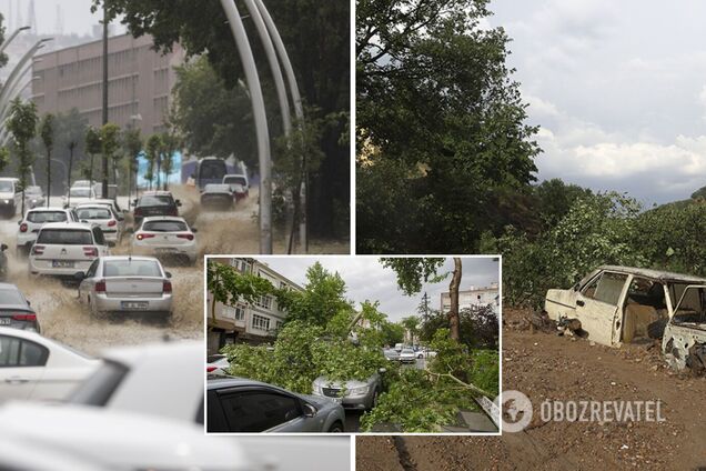 В Турции пронесся мощный ураган, который превратил улицы в реки: есть погибший. Фото и видео