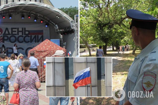 У Херсоні влаштували постановку дня Росії